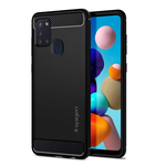 Spigen Spigen Rugged Armor for Samsung Galaxy A21S, Matte Black