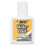 Bic CORRECTION FLUID-WITE-OUT FOAM QUICK DRY   -WOFQD12