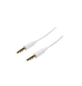 Startech 3M WHITE SLIM 3.5MM STEREO AUDIO CABLE