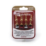 Ultralink Ultralink Banana Plugs 2 Pairs 2 In 1 Pin Cable Connector