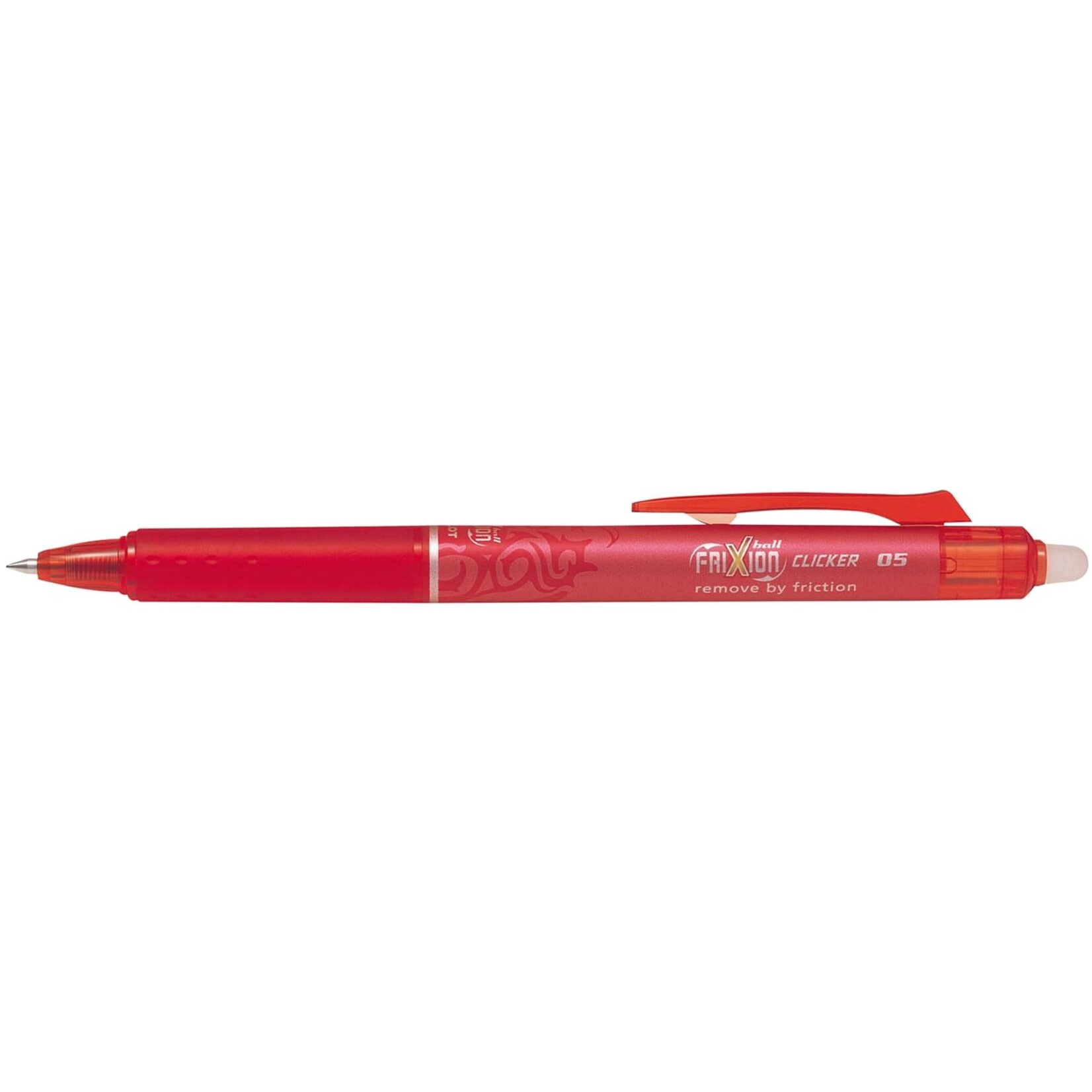 Frixion PEN-RETRACTABLE, FRIXION CLICKER ERASABLE GEL, 0.5MM RED