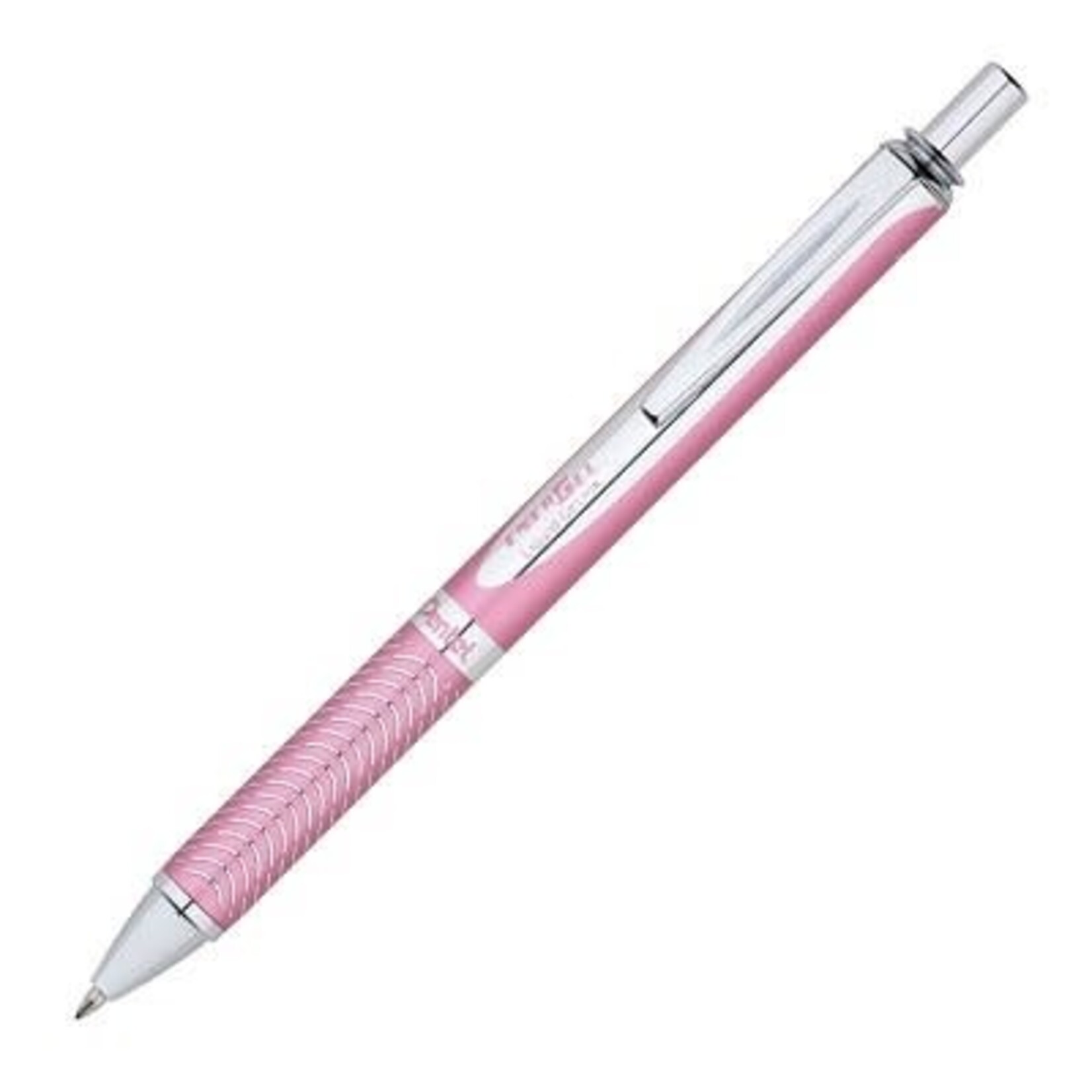 Pentel PEN-RETRACTABLE, ENERGEL RT GEL ROLLER, 0.7MM PINK BARREL