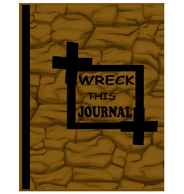 Zaho Hach Wreck This Journal Everywhere, Brown Cover