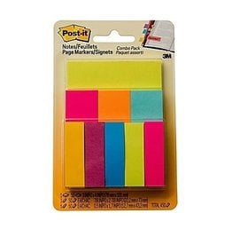 Post-it PAGE MARKERS/NOTES-POST-IT COMBO, ASSORTED SIZES AND COLOURS