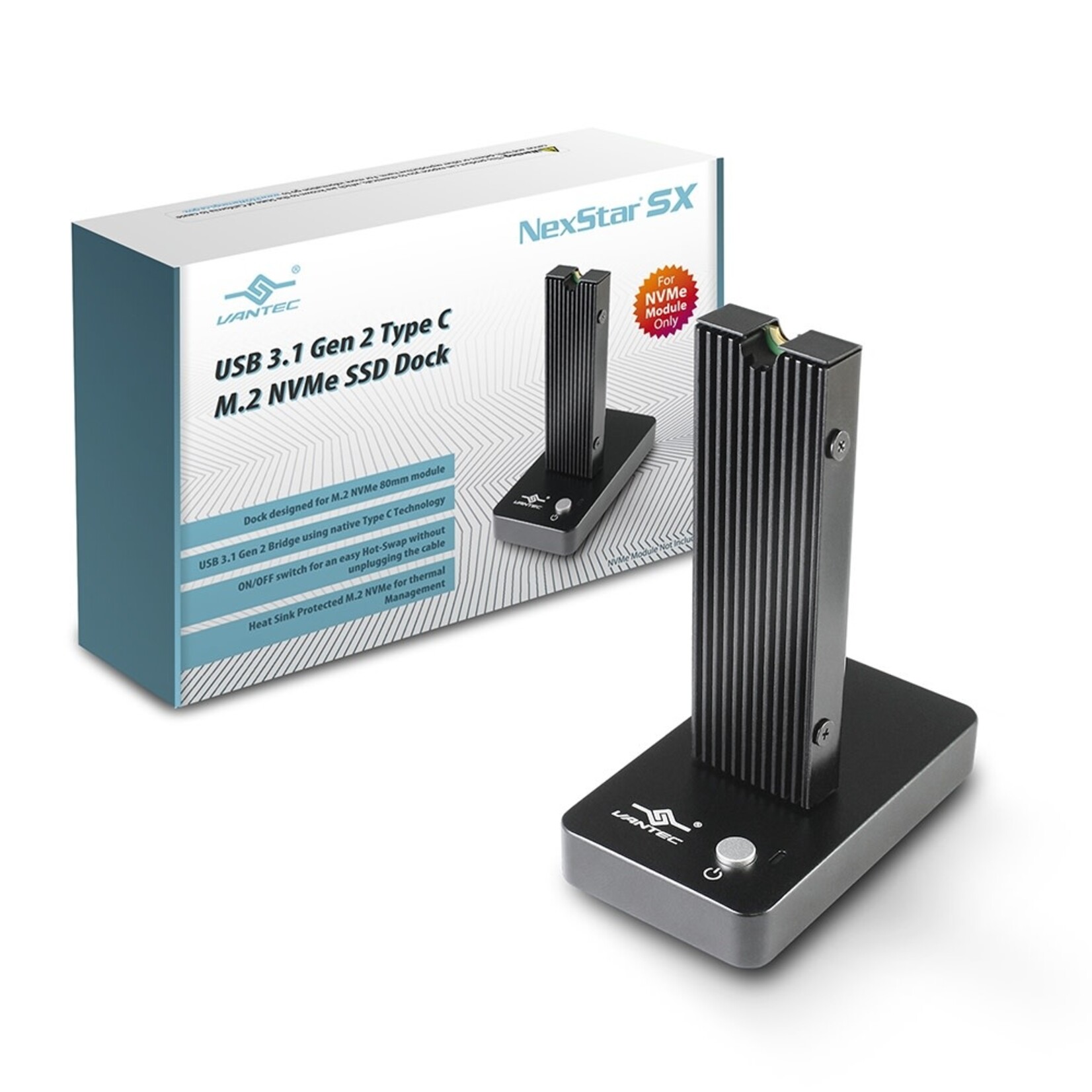 VANTEC NST VANTEC NST-D208C3-BK NVMe SSD DOCK