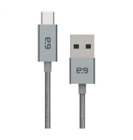 PureGear PureGear Space Grey 10ft USB-A to USB-C Braided Charge and Sync Cable