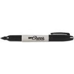 Sharpie MARKER-PERMANENT, SUPER SHARPIE BOLD FINE, BLACK