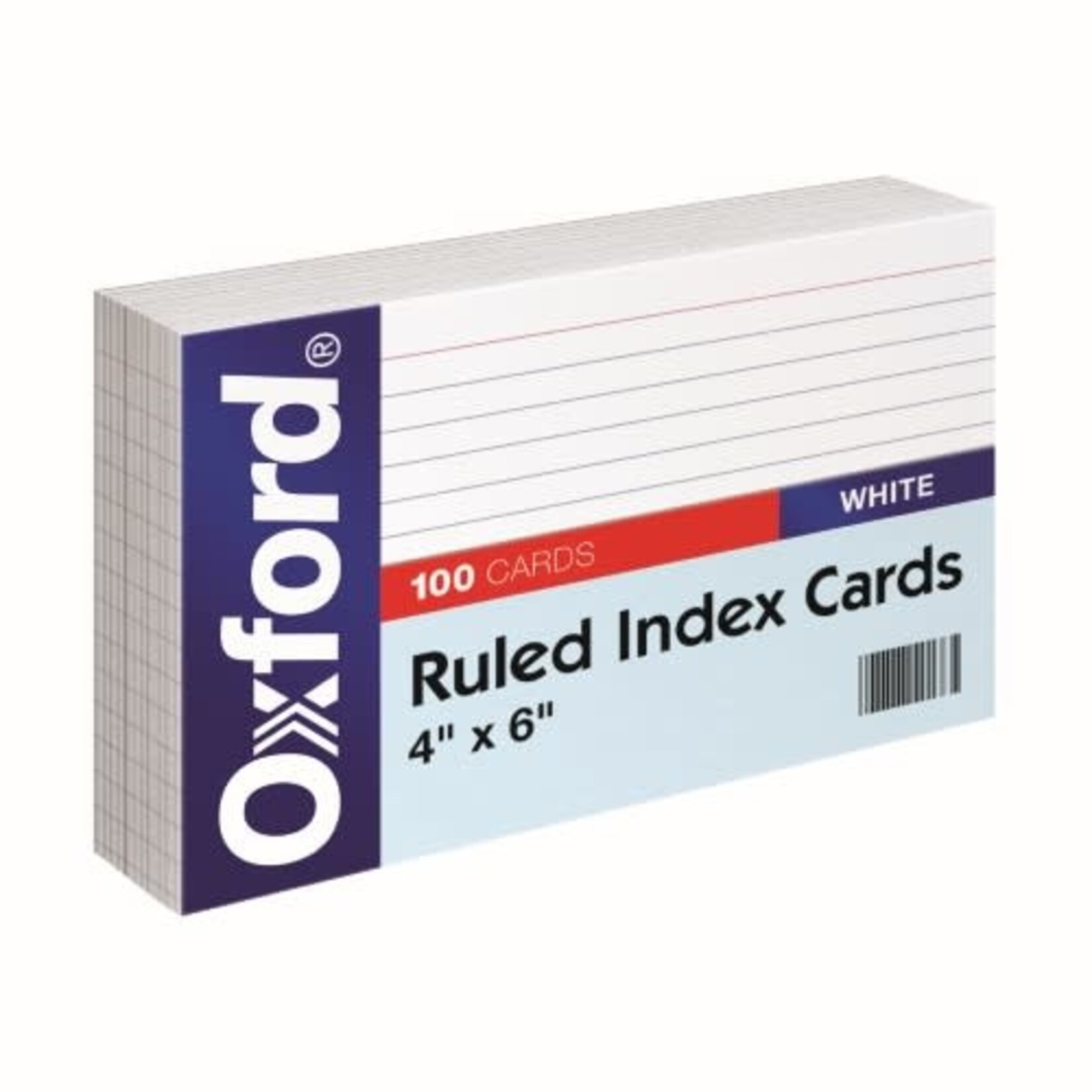 TOPS Products INDEX CARDS-4X6 RULED 1 SIDE, WHITE 100/PACK -41