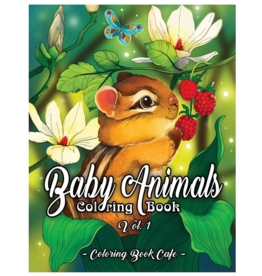 Coloring Book Cafe Baby Animals Colouring Book