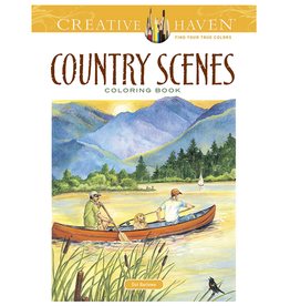 Dot Barlowe Country Scenes Colouring Book