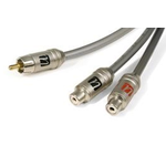 Ultralink Ultralink Caliber Y-Adaptor Cable RCA Male To 2 RCA Female