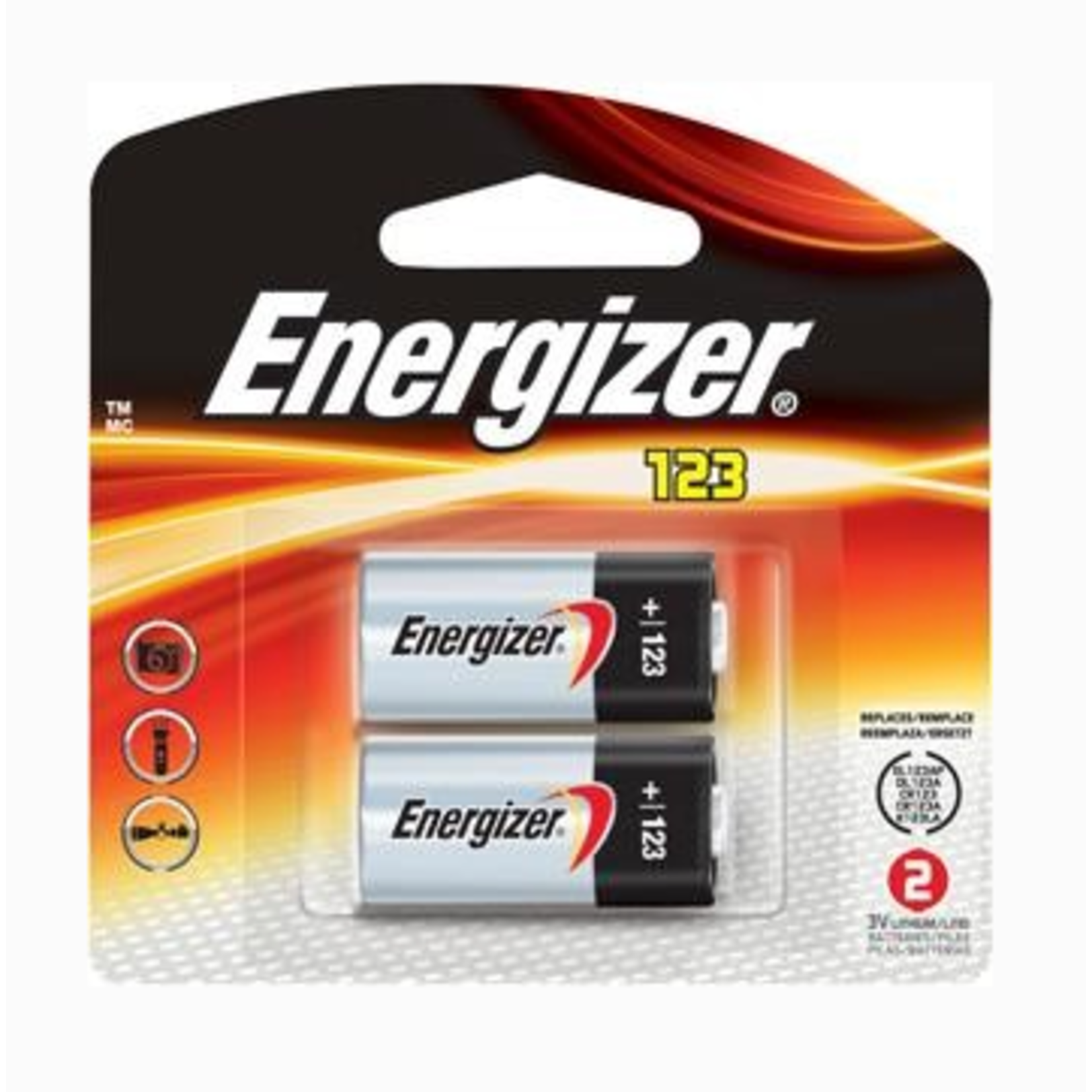Energizer Energizer Lithium 123 3V Photo Battery 2-pack