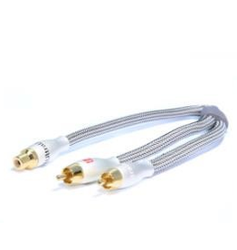 Ultralink Ultralink Caliber Audio Y Cable 1 Female To 2 Male RCA