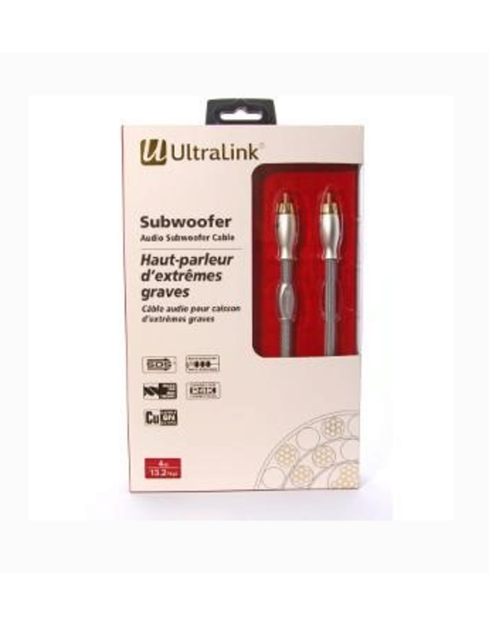 Ultralink Ultralink Caliber 6M Subwoofer Cable NSIXTY Trading Company