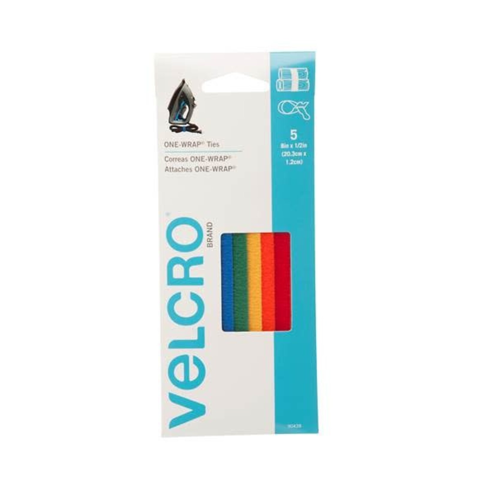 Greenside Group VELCRO STRAPS-8'' X 1/2'' ADJUSTABLE, 5 ASSORTED