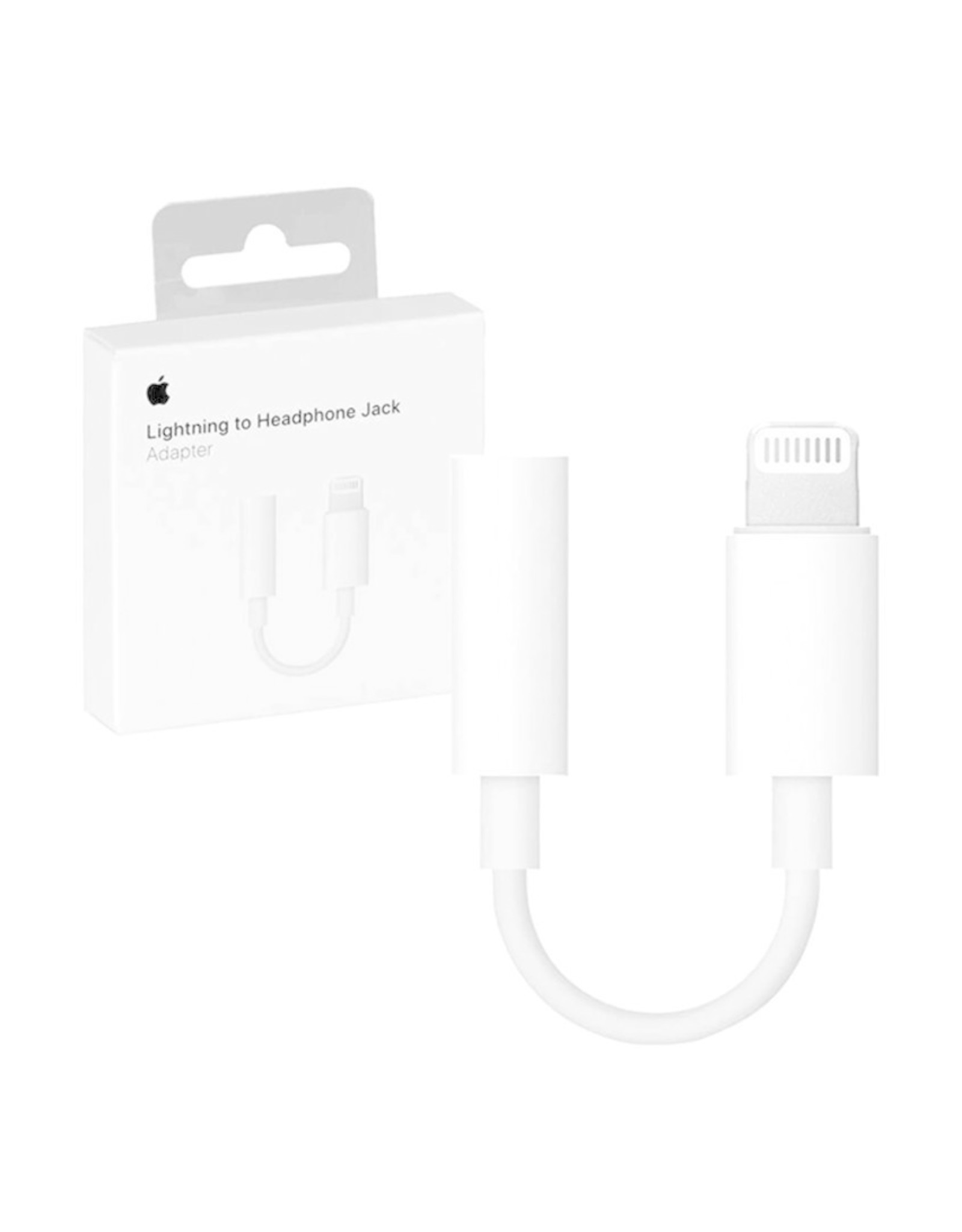 Apple Lightning-to-3.5mm headphone Jack Adapter - White