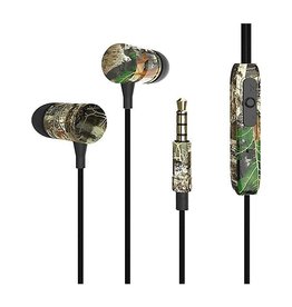 RealTree RealTree EarBuds with in-line Mic Camo 3.5mm Gold Plated Tip