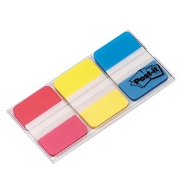 Post-it INDEX TABS-POST IT 1'' 22 EACH OF RED, BLUE, & YELLOW