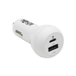 Tripp Lite Tripp Lite Dual Port USB Car Charger 30W, White