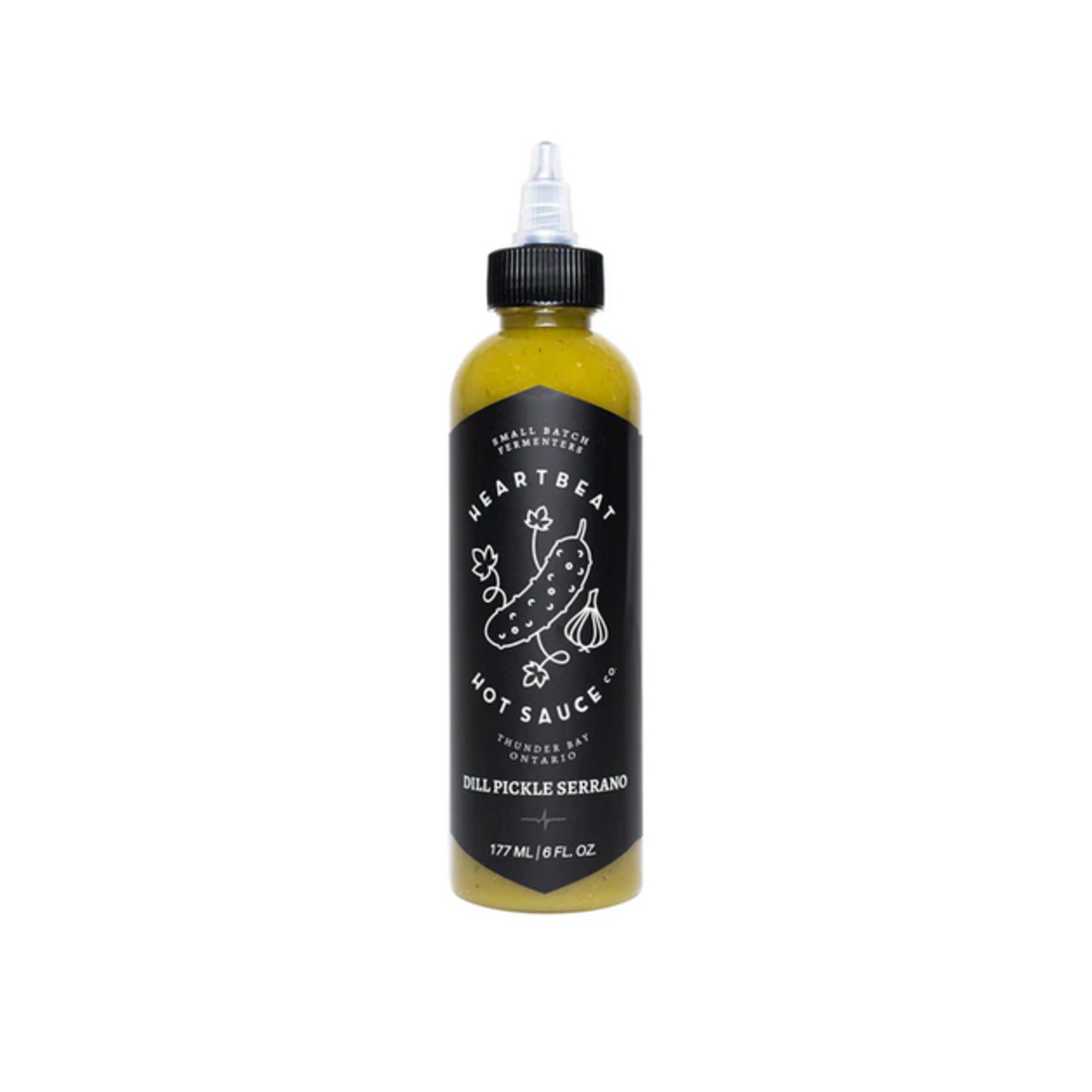 Heartbeat Hot Sauce Heartbeat, Dill Pickle Serrano Hot Sauce