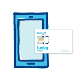 Lucky Lucky Mobile Multi SIM Card