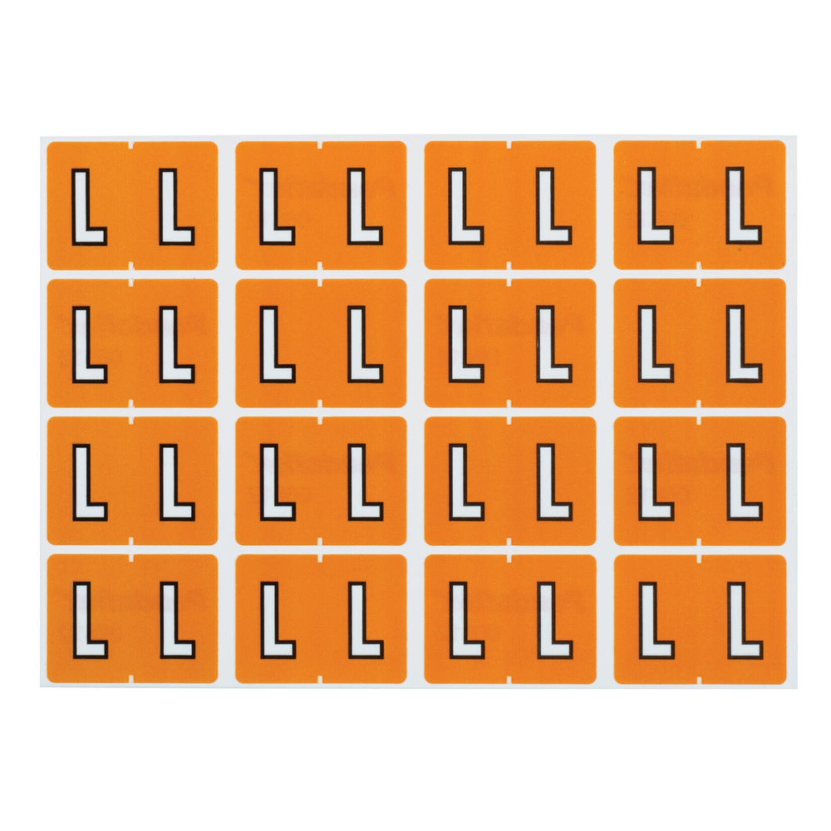 Pendaflex LABELS-ALPHABETIC COLOUR CODE, L  LIGHT BROWN