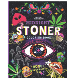 Kristina Aldsworth Midnight Stoner Colouring Book for Adults