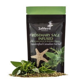 Saltwest Naturals Saltwest - Organic Rosemary Sage Infused Sea Salt - 40g