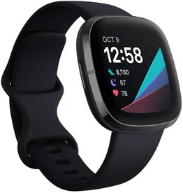 Fitbit Fitbit Sense Graphite Stainless Steel with Carbon Black Band