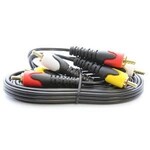 Ultralink Ultralink 6 Ft Stereo Audio/Video Cable 3 RCA