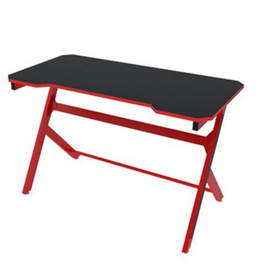 Xtech Xtech Gaming Computer Desk Red Wizard Curved Edges Laminated Surface Metal Frame - Red/Black