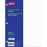 Hilroy BINDER PAPER-100 SHEET METRIC GRAPH 1CM.