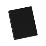 Fellowes BINDING COVER-LINEN 8-3/4''x 11-1/4'', BLACK 200/PACK