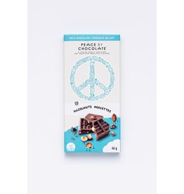 Peace by Chocolate Peace by Chocolate, New Peace Bar Milk with Hazelnuts 46g