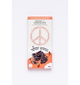 Peace by Chocolate Peace by Chocolate, New Peace Bar Dark with Almonds & Sea Salt 46g