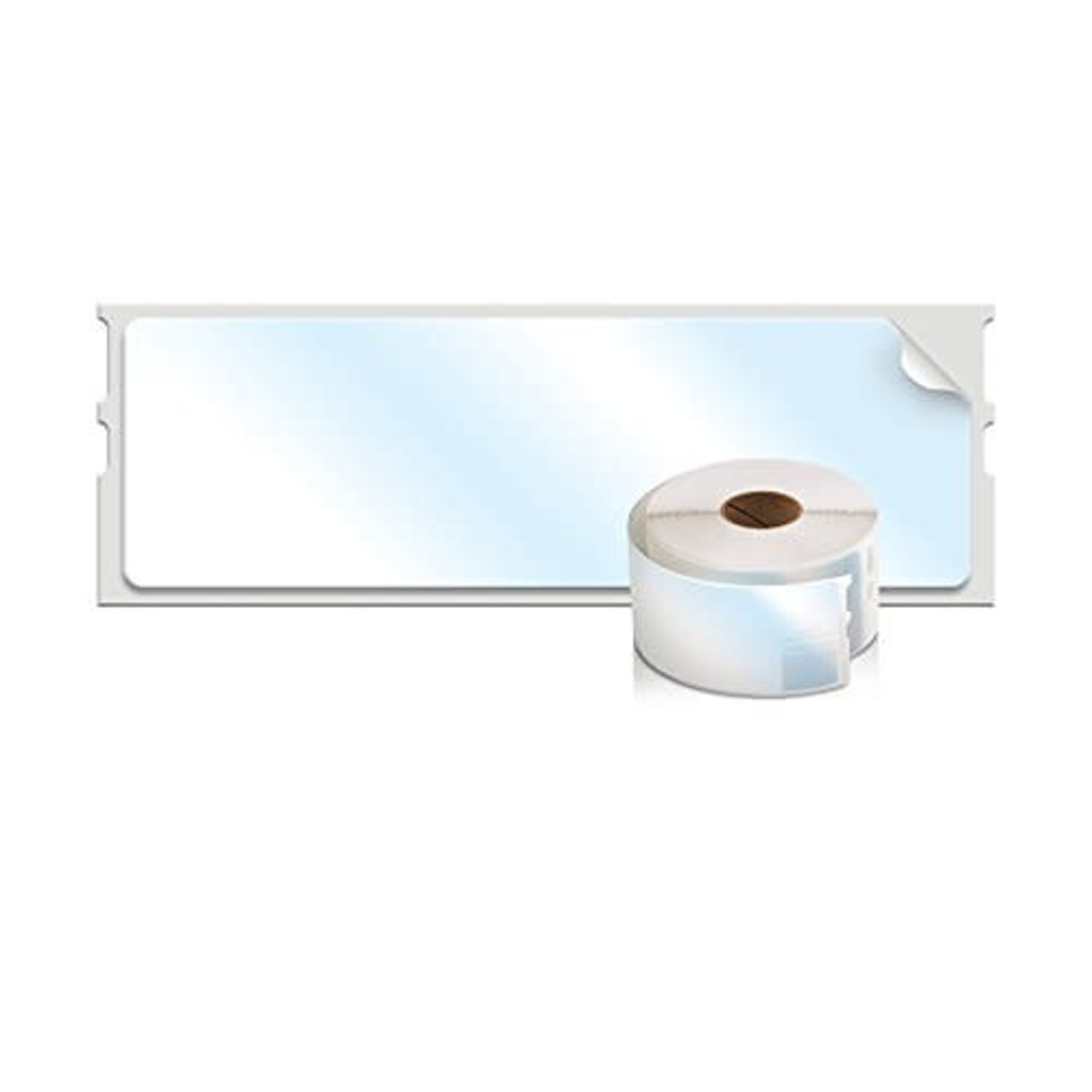 Dymo LABELS-DYMO LABELWRITER, ADDRESS 1-1/8X 3-1/2, CLEAR 130/PK