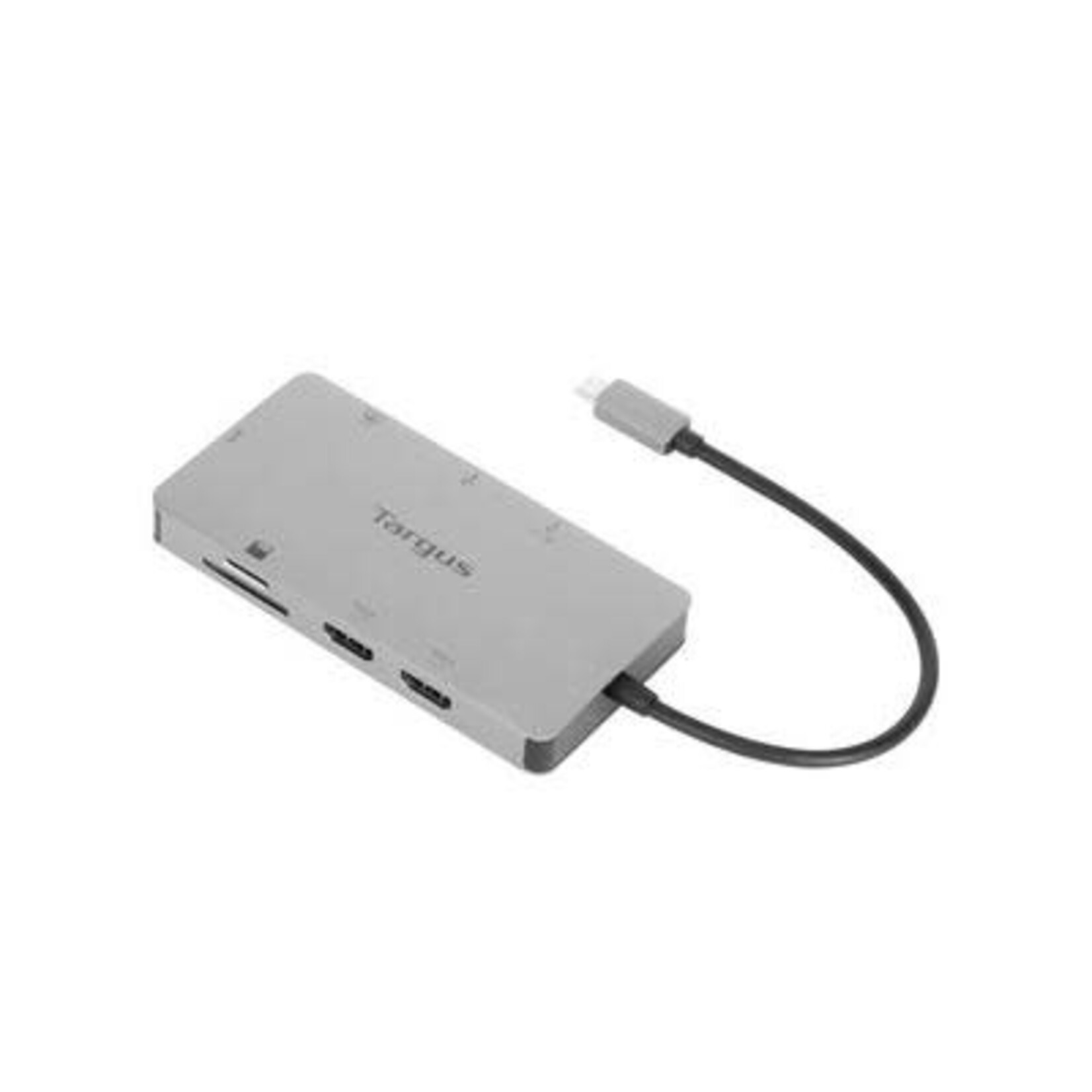 Targus USB-C DspPt Alt Mode Dual 4K HDMI Multi-port Dock w/100W Pass-thru, card reader