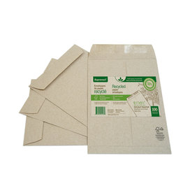 Supremex Heavy Duty Natural Kraft Open-End Catalogue Envelopes - 24lb. - 6 1/2" x 9 1/2" - Natural - 100 Pack