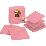 Post-it NOTES-POST-IT, POP-UP 4X4 SUPER STICKY,  NEON PINK 5/PACK