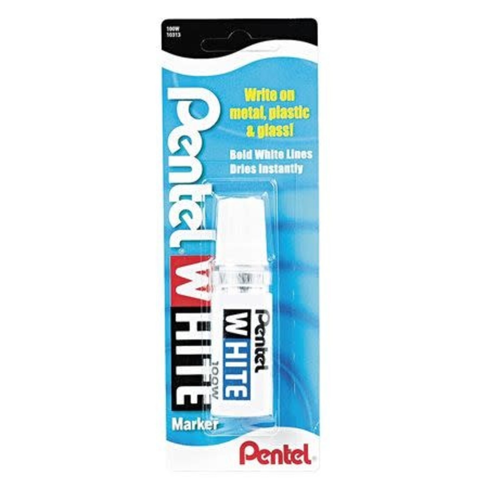 Pentel MARKER-PERMANENT, PENTEL WHITE, BROAD BULLET