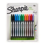Sharpie PEN-POROUS, SHARPIE FINE, 12 COLOURS/PACK