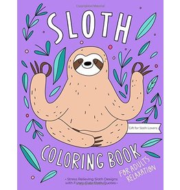 Catty Press Sloth Colouring Book for Adults