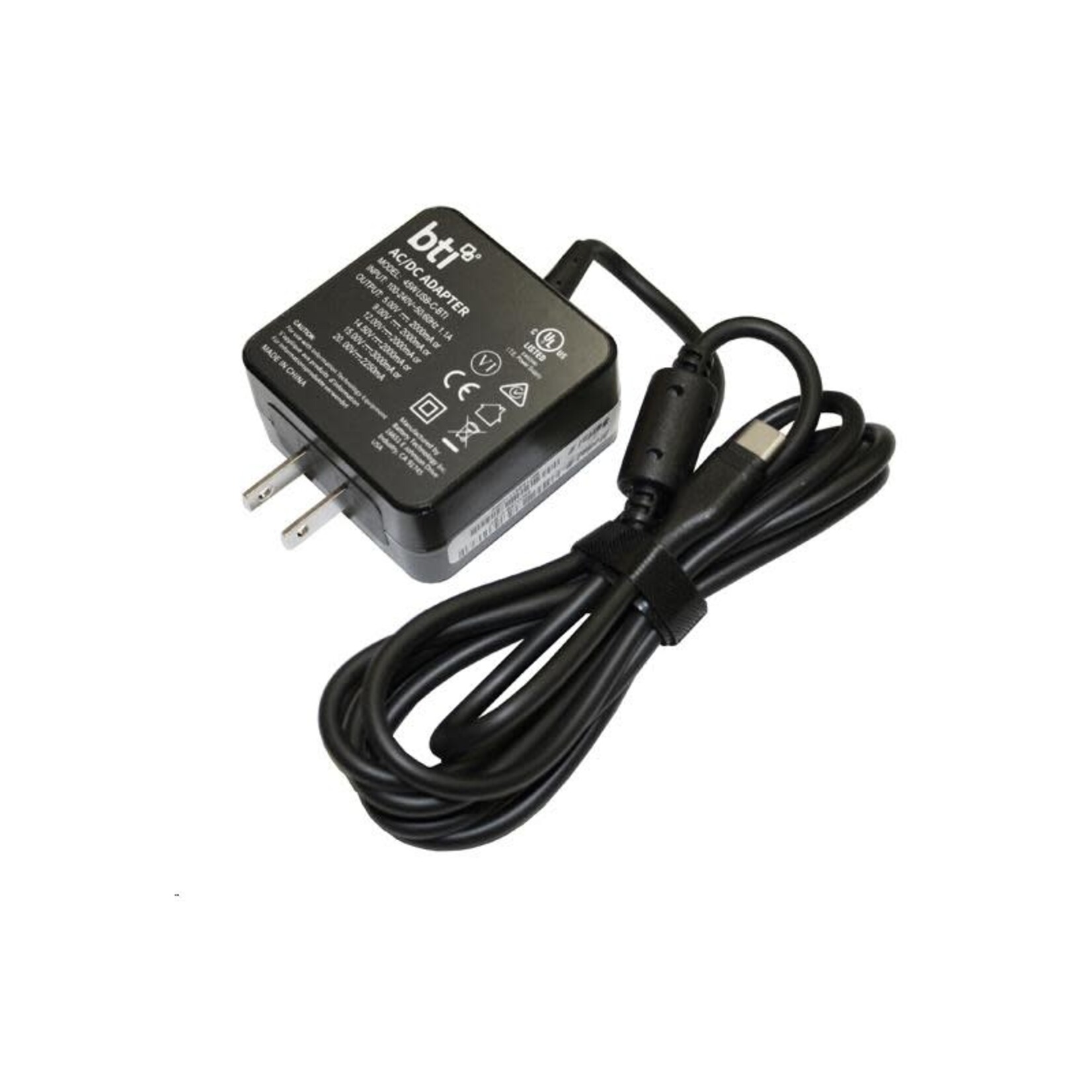 BTI Model L43407-001-BTI 20V AC Adapter for CHROMEBOOK X360