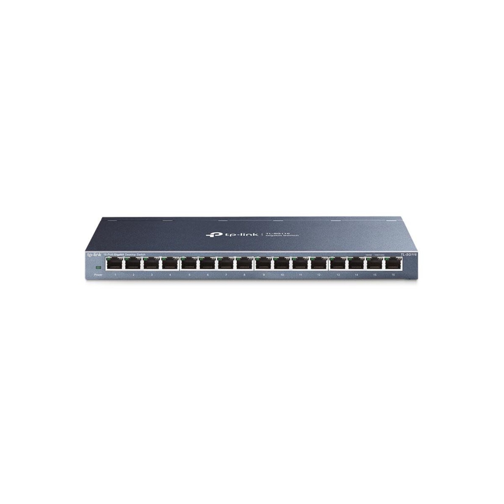 TP-Link 16 Port Gigabit Desktop Unmanaged Switch, 16 x 10/100/1000 Base-T, Steel Case