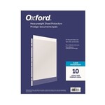 Oxford SHEET PROTECTOR-LEGAL, CLEAR 3MIL 10/PACK