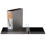 Davis Group BINDER-OVERLAY QUICKFIT PRO, VIEW, 2'' D-RING BLACK
