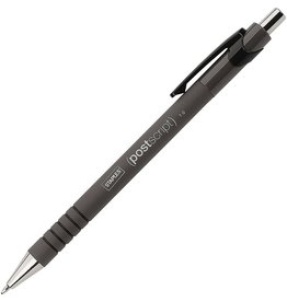 Staples Staples Postscript Ballpoint Pens - Retractable - 1.0 mm - Black - 12 Pack