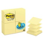 Post-it NOTES-POST-IT, POP-UP 3X3 CANARY 24/PK