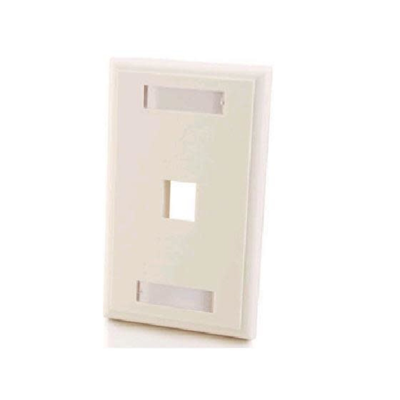 LEGRAND LEGRAND AV 1-PORT KEYSTONE WALLPLATE WHT