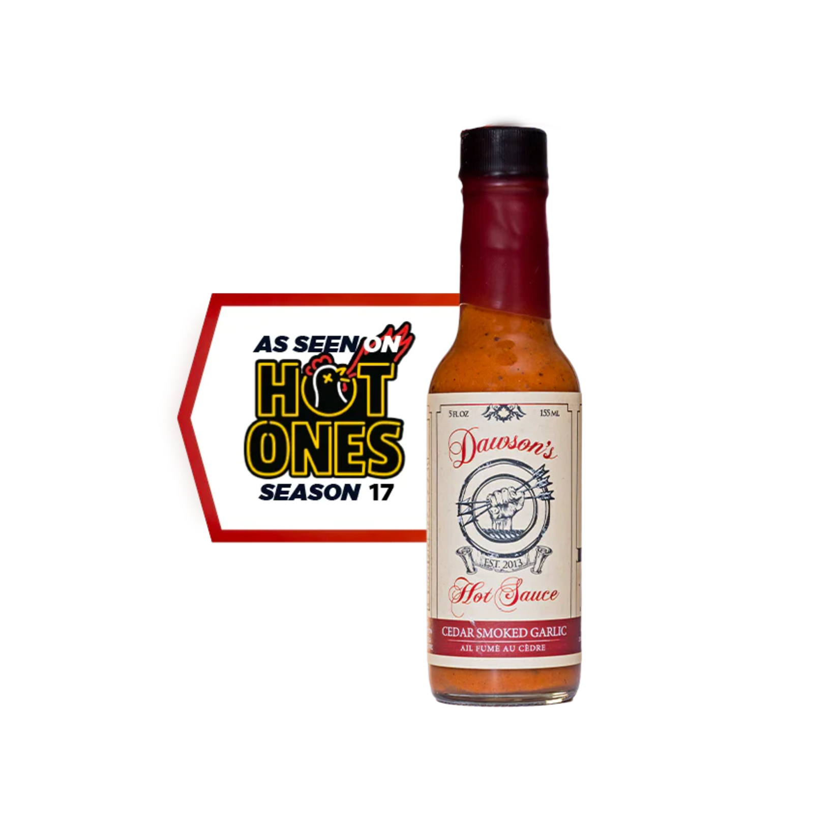 Dawson's Hot Sauce Dawson's Cedar Smoked Garlic Hot Sauce